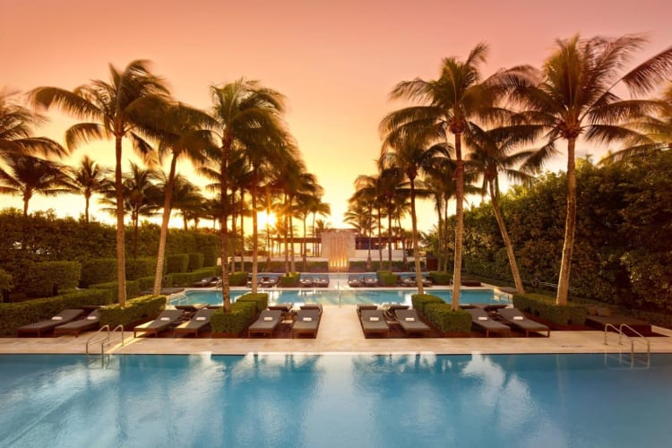 Pools at Sunset